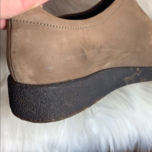 Mephisto Tan Suede Slip On Walking Shoes Sz 6.5 - Picture 7 of 7